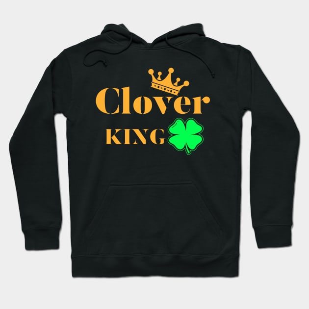 clover king Hoodie by Transcendexpectation